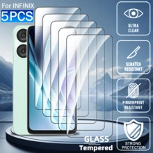 5pcs Screen Protector, Compatible With And Other Models, High-Definition Tempered Glass Film, 9H Hardness, Compatible With Phone Cases, Easy To Install, Scratch-Resistant, Bubble-Free, Full Coverage. - Clear - View 115