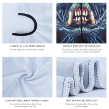 Fabulous Be Xtreme Fierce Skull Print Balaclava Mask, Breathable Outdoor Cycling Hiking Fishing Sun Protection Face Cover, Suitable As Helmet Liner - Multicolor - View 5