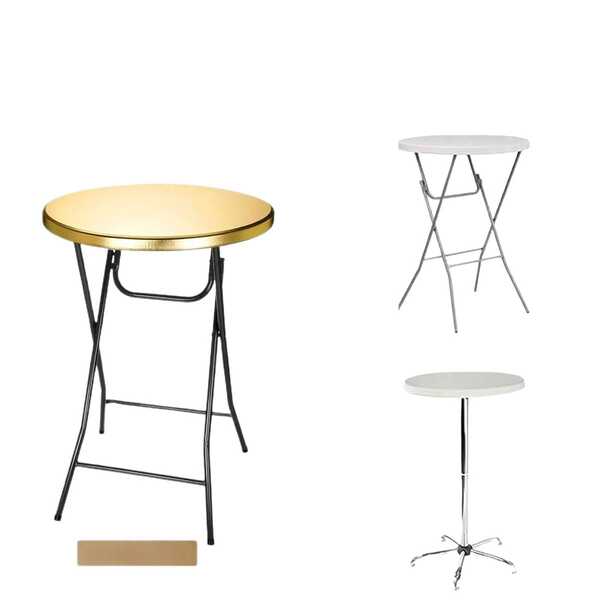 1件圆形桌面罩，金属闪光桌布，弹性面料装饰罩，弹力桌裙，婚礼派对桌布，酒店餐厅婚礼装饰，适用于30-32英寸圆形桌子，耐用、弹力且防水，也适用于酒吧罩、餐厅装饰、派对装饰、厨房装饰、订婚、婚礼用品、情人节、生日装饰、舞会酒吧装饰、单身派对、毕业典礼等场合。