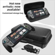 Waterproof Leather Texture Handbag Suitable For ROG Ally Handheld Gaming Console - View 1