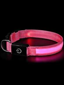 1pc LED Multi-Color Luminous Necklace, 13 Lighting Modes/Chasing Rainbow Mode/Type-C Charging - Multicolor - View 26