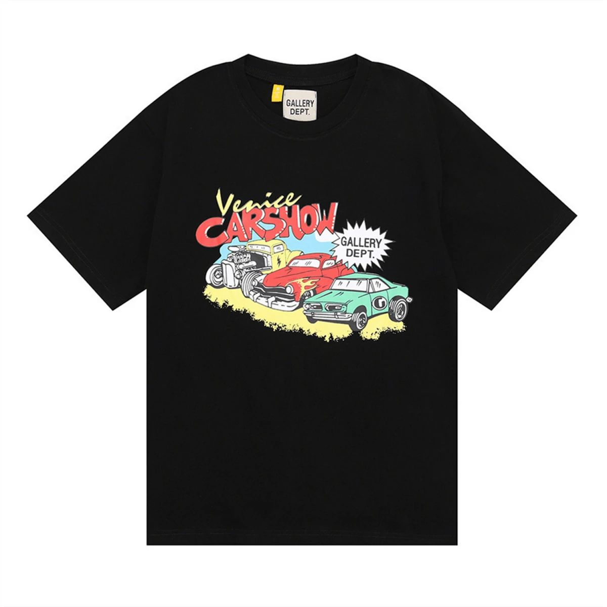 Creative Studio Graphic Tee Unisex Oversized T-Shirt Casual Streetwear Crew Neck Short Sleeve Loose Fit EST.2026 - 汽車 - 查看 1