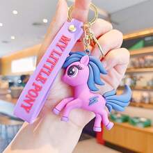 MY LITTLE PONY 1pc Rainbow Keychain - Cute Cartoon Character Plastic Pendant, Bag Accessory, Suitable For Halloween, Christmas, Birthday Gifts Kawaii Vacation Essentials Bag Accessories Bag Charm Accessories Charms For Bag Teacher Gifts - Multicolor - View 15