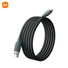 Xiaomi 6A Magnetic Self-Storage Fast Charging Data Cable 1m (USB-A To USB-C) Supports 6A High Current And 480Mbps Fast Data Transmission. It Is Compatible With USB-C Interface Mobile Phones And Digital Devices, And Supports Up To 120W Fast Charging (A Corresponding Power Charger Is Required). With Creative Magnetic Design, It Can Self-Coil And Self-Attach, Saying Goodbye To Tangles. - Multicolor - View 10