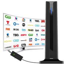 Ăng-ten truyền hình kỹ thuật số 180 dặm - Ăng-ten HDTV tín hiệu siêu mạnh 360°, hỗ trợ 4K/1080p, dễ lắp đặt, phù hợp cho khu vực thành thị và nông thôn, ăng-ten ngoài trời | Thiết kế màu đen bóng mượt | Lắp đặt ăng-ten dễ dàng - Phụ kiện TV - Xem 8