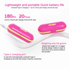 UYAAI 1PC Time Capsule Contact Lens Cleaning Container 2 Adjustable Care Modes Specially Designed For & Beauty Lenses Mini Compact Fashion Style Lightweight Portable For Travel & Daily Use Simple One-Touch Care Design - Hot Pink - View 2