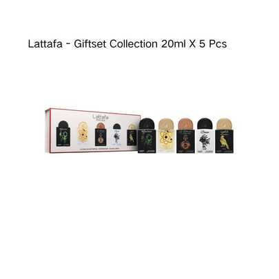  Lattafa - Gift Set 20ml X 5 Pcs Gift Set (Affection, Breeze, Tharwah Gold, Shaheen Gold & La Collection D'Aantiquites)