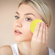 Compressed Round Facial Cleansing Sponge, Wood Pulp Fiber Expandable, Face Cleaning Makeup Puff, Suitable As Valentine's Day Gift For Girlfriend, Disposable Thickened Facial Cleansing Makeup Sponge - A - View 6