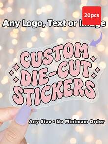 1-240pcs Customized Cut Stickers, Customized Pattern Labels, Customized Transparent Stickers, Customized Logo Stickers, Personalized Stickers, Business Stickers, Mailing Labels, Waterproof And Sunscreen Stickers, Multi-Size Stickers, Suitable For Home, Party, Wedding, Business Events, Unique High-Quality Multicolor Customizable Shapes, Ideal Gifts For Friends, Family, Teachers, Colleagues, Suitable For Daily Use, Back To School, Summer Camp, Holiday Celebrations - Multicolor 1 - View 12