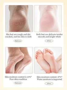 1pair Moisturizing Relief Socks, Reusable Spa Moisturizing Socks, Use With Your Favorite Lotions Skin Repair, Home Foot Care, Mother's Day, Valentine's Day Gifts, New Year Gifts - Multicolor - View 4