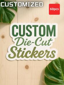 1-240pcs Customized Cut Stickers, Customized Pattern Labels, Customized Transparent Stickers, Customized Logo Stickers, Personalized Stickers, Business Stickers, Mailing Labels, Waterproof And Sunscreen Stickers, Multi-Size Stickers, Suitable For Home, Party, Wedding, Business Events, Unique High-Quality Multicolor Customizable Shapes, Ideal Gifts For Friends, Family, Teachers, Colleagues, Suitable For Daily Use, Back To School, Summer Camp, Holiday Celebrations - Multicolor 1 - View 90