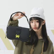 Tas Bahu Kasual Puma, Tas Selempang, Tas Tangan, Tas Olahraga untuk Wanita - Hitam - View 2