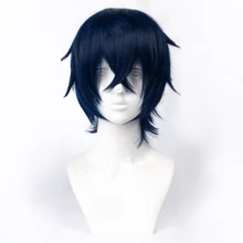 Karida Tóc giả ngắn 12 inch kiểu pixel, chất liệu sợi tổng hợp mật độ cao, chịu nhiệt, tóc thẳng ngắn, phù hợp cho nam và nữ, hóa trang nhân vật anime, game, hoạt hình, Halloween, tiệc Giáng sinh, kèm 1 mũ đội tóc giả. - Nhiều màu - Xem 7