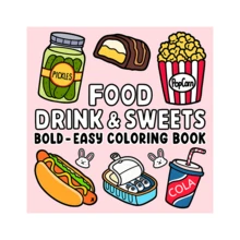 1 Pc Relaxing Coloring Book - 24 Thick Pages, Interesting Patterns, Relax Yourself, Warm Life, Adult Coloring Book For Stress Relief. Suitable As Easter, Mother's Day, Father's Day, Back To School And Birthday Gift. Mom Gift, K-Pop, School Supplies, Coloring Book, Stationery, Easter Gift, Room Decor, School Supplies, Office Supplies, Gift, Party Bag Filler, Toy. (Comfort Space Coloring Book) - Delicious Drinks and Desserts. - View 22