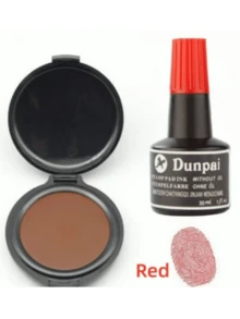30ml Red, Black And Blue Instant Drying Ink And Seal Paste Ink Pad Ink, Small Portable Professional Fingerprint Ink Pad Is Convenient And Easy To Wipe - Multicolor - View 12