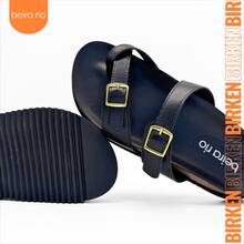 Beira Rio Original Women's Papete Sandal With Buckle - màu đen - Xem 9