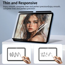 2pcs Reusable Magnetic Paper Screen Protector, Washable, Compatible With 11th/10th/9th/8th/7th/6th/5th/2025 Air/2024 Air/2024 Pro/2022 Pro/2021 Pro/2020 Pro/2018 Pro/Mini6/Mini5/Mini4/Air5/Air4/Air3 (10.2 Inch/11 Inch/10.9 Inch/8.3 Inch/12.9 Inch/9.7 Inch/10.5 Inch/13 Inch), Anti-Scratch, Ultra-Clear, Compatible With Apple Pencil, Anti-Glare Sensitive Touch, Office/Drawing, Air8 2026/ Air13 2026/ 12th 2026 - 2pcs - View 5