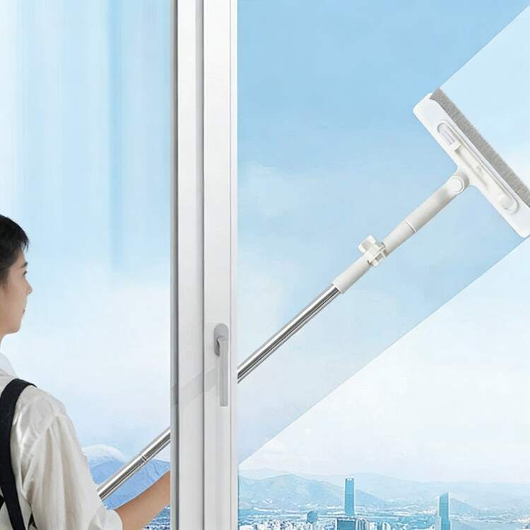 Extended Handle Double-Sided Window Cleaning Tool, Home High-Rise Window Exterior Cleaning Hands-Free Cleaner, Includes Small Brush For Cleaning Window Crevices, Convenient Cleaning Assistant - Rotatable Glass Cleaner - View 9