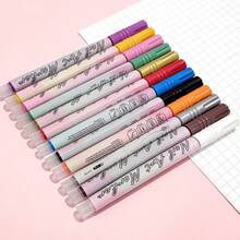 Bộ 12 bút vẽ móng nghệ thuật, bút vẽ acrylic 0.7mm, bút kẻ viền móng chống thấm nước, bút chấm khô nhanh dùng cho DIY, vẽ móng 3D chính xác, phù hợp cho DIY tại nhà và salon, thiết kế chi tiết bền lâu - Nhiều màu - Xem 3