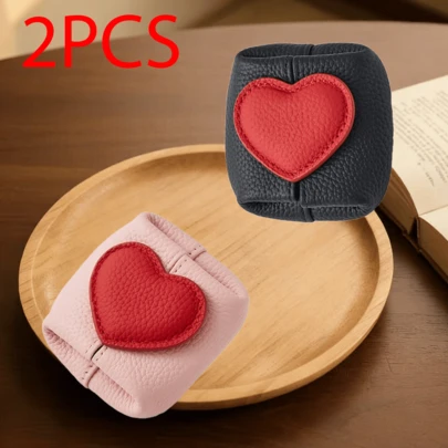 3 piezas/1 pieza Bolsa de almacenamiento mini con forma de corazón con capa superior, monedero portátil para auriculares y monedas, organizador de artículos pequeños de colores variados, deseos de cumpleaños, regalo para amigos, linda bolsa de almacenamiento mini con forma de corazón, bolsa de cosméticos portátil de cuero PU, bolsa de cosméticos pequeña impermeable, adecuada para bolso de mano y viaje