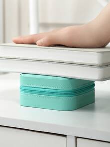 1个粉色玫瑰首饰盒，时尚旅行首饰盒，玫瑰金字母，个性化礼品旅行首饰盒，生日礼物，圣诞礼物，女孩礼物，A-Z字母旅行首饰盒 - 多色 - 查看 5