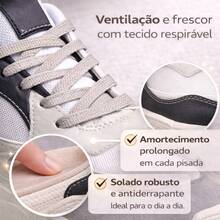 Women's Modern Platform Sneakers, Comfortable For Everyday Casual Wear, Stylish, Vacation, Lace-Up, Party, Office, Outdoor - 灰/黑色 - 查看 10