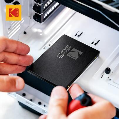  Kodak SATA3 2,5" Solid State Drive 1TB, 512GB, 256GB, 128GB, interne SSD SATA III 3D NAND voor desktop en laptop