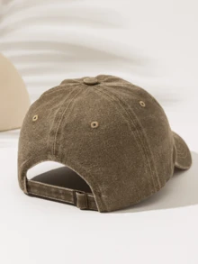 1 pieza Gorra de béisbol lavada unisex - Impresa con el texto "Temporada de lectura Libro Café Gafas" - Correa ajustable, sombrero ligero para exteriores apto para las 4 estaciones, adecuado para senderismo, camping, uso diario - Regalo perfecto - Diseño de fácil lavado, accesorio de cabeza casual, patrón divertido, accesorio de cabeza cómodo - Gorra de béisbol lavada - Ver 3