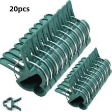 20 kẹp cây điều chỉnh được - Cọc vườn tái sử dụng cho hoa, dây leo, rau và cà chua - Nhựa bền, dụng cụ làm vườn thiết yếu - A - Xem 11