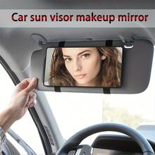 1pc Car Sun Visor Vanity Mirror - White - View 13
