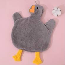 Kitchen Hand Towel, Quick-Drying, Hanging Hand Towel Kitchen, Bathroom, And Bedroom, Cleaning Supplies, Home Gadgets, 1 Piece, Cartoon Goose Hand Towel, Duck, Highly Absorbent - White - View 4