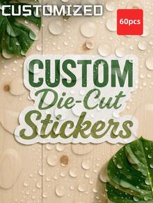 1-240pcs Customized Cut Stickers, Customized Pattern Labels, Customized Transparent Stickers, Customized Logo Stickers, Personalized Stickers, Business Stickers, Mailing Labels, Waterproof And Sunscreen Stickers, Multi-Size Stickers, Suitable For Home, Party, Wedding, Business Events, Unique High-Quality Multicolor Customizable Shapes, Ideal Gifts For Friends, Family, Teachers, Colleagues, Suitable For Daily Use, Back To School, Summer Camp, Holiday Celebrations - Multicolor 1 - View 57