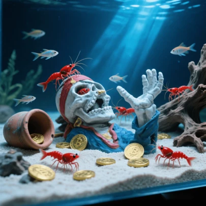 1pc Pirate Resin Skull Aquarium Decor - Fish Tank Decorations, Suitable For Small Fish And Reptiles, Interesting Aquarium Landscape Cave Series, Aquarium Decor | Aquarium Enhancement | Interesting Aquarium Supplies, Aquarium Accessories,Accessories For Bearded Dragon, Gecko, Snake