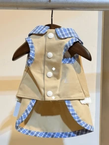 1件宠物连衣裙，猫咪礼物，狗狗美容，无袖格子连衣裙，适合猫狗穿着，时尚可爱，是日常穿着、美容、室内依偎、户外散步和节日派对的理想选择。宠物主人、宠物爱好者和宠物造型师的绝佳之选。 - 彩色 - 查看 9