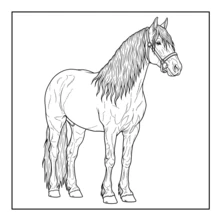 GDTME Interesting Horse Coloring Book, Suitable As A Gift For Children - Coloring Book - View 7