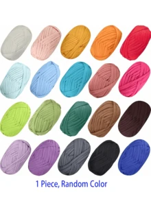 EDCUEBE7 1/3 条布条，100/300 克优质涤纶 T 恤面料，用于钩编和针织纱，大捆布条，方便钩编、编织袋、地毯、枕头、玩偶、钩编项目（随机包装） - 彩色 - 查看 59