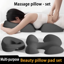 1个乳房支撑枕，专为胸部支撑而设计；按摩床乳房支撑枕；美容院和产后护理中心摇篮枕；可拆卸按摩、恢复和乳房护理枕 - 查看 3
