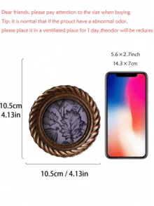 复古树脂相框 - 优雅复古金色椭圆形相框，适合桌面摆放，也适用于卧室、客厅和门厅装饰，用来展示家庭照片、婚礼纪念品和艺术印刷品。轻巧的经典扭曲设计，提升家居美感。 - 彩色 - 查看 10