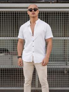 Men Shirts - White - View 3