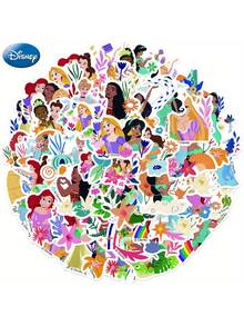 Disney 50张迪士尼公主官方授权“长发公主”、“小公主苏菲亚”、“小熊维尼”、“小美人鱼”、“贝儿”、“花木兰”、“安娜”、“白雪公主”、“苏菲亚”卡通防水贴纸，适用于水瓶、笔记本、手机、汽车保险杠、头盔、电脑等，可作收藏品，也可作为礼物送给朋友和粉丝。 - 彩色 - 查看 18