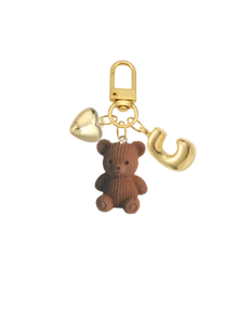 1个字母泰迪熊钥匙扣，金色泡泡字母A-Z钥匙圈，可爱泰迪熊吊坠，适合手提包、钱包、背包、旅行包，可作装饰钥匙扣，适用于健身房、教室、配对游戏、日常使用和礼物，是女士和女孩的时尚配饰，也是圣诞节、情人节、生日、返校季的完美礼物。 - 彩色 - 查看 17