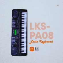 Teclado Musical LKS-PA08 – 54 Teclas - Negro - Ver 1