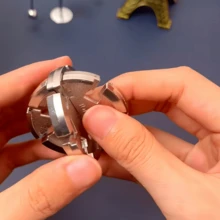 2片金属雪花拼图，提升逻辑思维和问题解决能力 - 彩色 - 查看 3