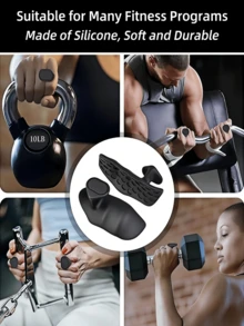1 Coppia di Impugnature Antiscivolo per Esercizi, Guanti da Allenamento Ergonomici, Grip per Sollevamento Pesi, Unisex, Tamponi in Silicone per Presa Fitness, Protezione Palmo Morbida, Adatti per Vari Allenamenti di Fitness, Sollevamento Pesi, Palestra, Accessori Sportivi - Multicolore - Visualizzare 6