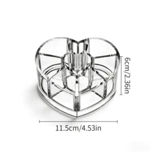 Caixa de cosméticos de plástico (1 unidade), caixa organizadora de cosméticos para mesa, organizador de cosméticos, suporte para joias, grande capacidade, adequada para quarto e closet. - A - Ver 14