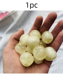 1pc Natural Agate Crystal Polished Stone, Suitable For Aroma Diffusion, Energy Healing, Rose Quartz, Smoky Quartz, Amethyst, Labradorite, Home Decor, Plants, Fish Tank, Fireproof Incense Stone - Multicolor - View 31