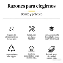 Perchero de Piso Giratorio 360° Hexagonal de Doble Capa, Perchero de Ropa Multifuncional con Ruedas para Dormitorio y Balcón, Tubo de Acero Reforzado, Capacidad Grande, Color Negro/Blanco - Negro - Ver 8