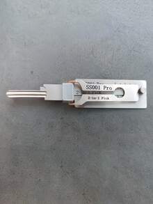 1pc 2-In-1 Lock Pick Set, Multi-Function Unlocking Tool, Reading & Unlocking Features, Civilian Lock Opening Tool, Home Emergency Tool, Locksmith Tool - A - View 4