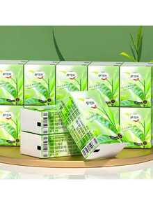 10 tờ giấy ăn in hình, gói nhỏ gọn tiện dụng, 3 lớp dày dặn (7 tờ/gói) - nhiều phong cách - Xem 1