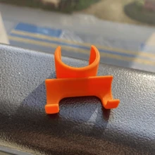 Suporte para Barra de Chuveiro Antiderrapante para Lâmina, Projetado em PLA para Instalação Sem Furos, Removível e Fácil de Instalar e Desmontar, Adequado para Barras com Diâmetro de 23-25 mm, Portátil para Viagens e Fácil de Armazenar - A - Visão 3